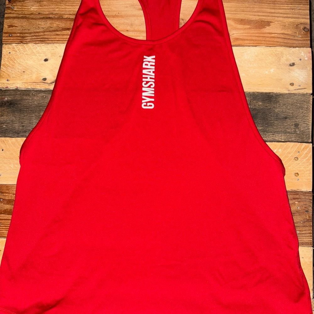Gymshark Bold Red Sleeveless Top